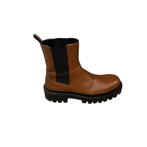 Zara Leather Ankle Boots - Picture 9 of 11